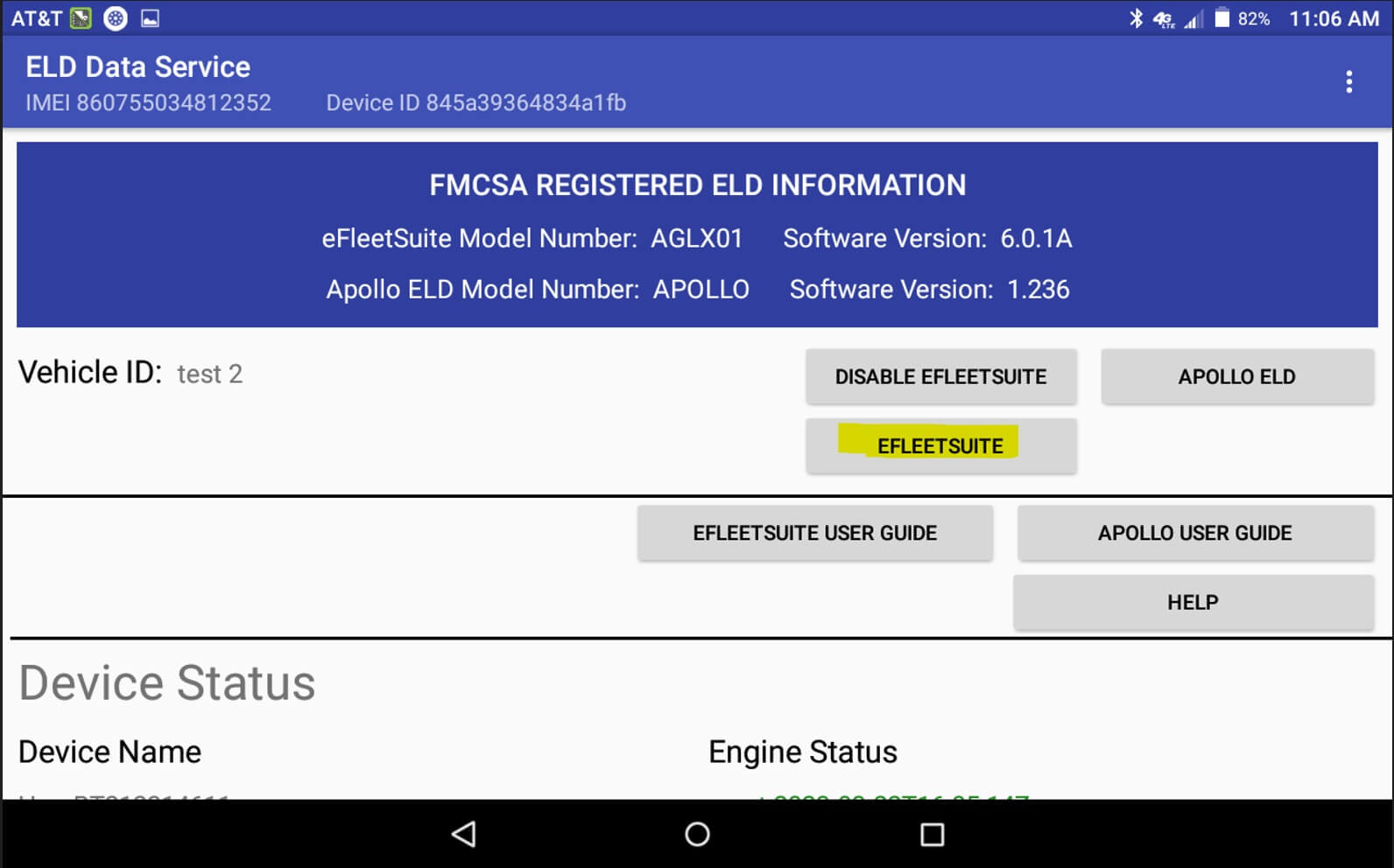 Linxup ELD tablet